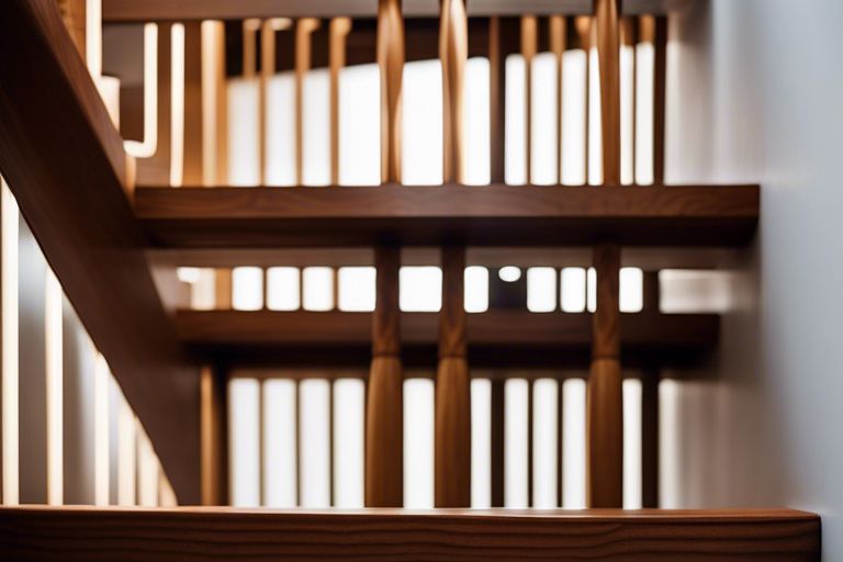 Well-maintained timber staircase with polished hardwood treads in an Australian home