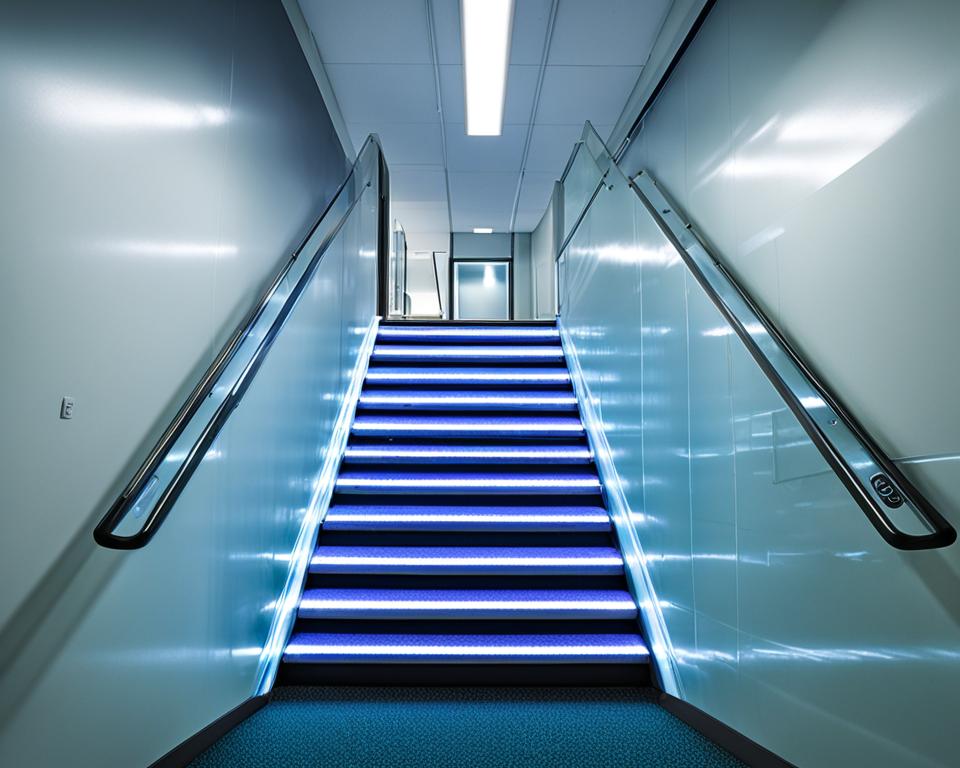 Emergency stairwell lighting regulations